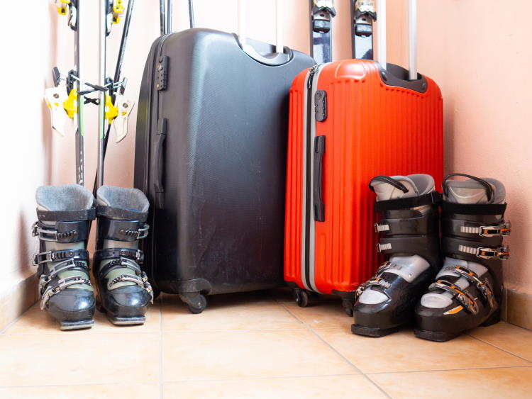 Skiurlaub Koffer